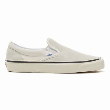 Damske Tenisky Vans Anaheim Factory Slip-On 98 Biele VA46FXSGR